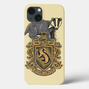 Harry Potter   Hufflepuff Wapen met Das iPhone 13 Hoesje