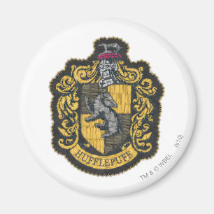 Harry Potter   Hufflepuff Wapenschild Patch Magneet