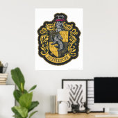 Harry Potter | Hufflepuff Wapenschild Patch Poster (Thuiskantoor)