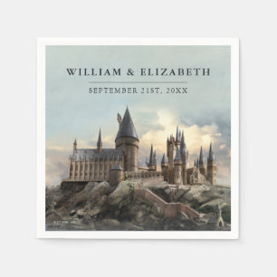 Harry Potter Huwelijk in het Kasteel van Hogwart Servet