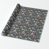 HARRY POTTER™ | Iconenpatroon Cadeaupapier (Uitgerold)