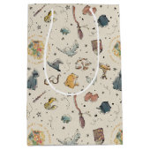 Harry Potter Icons Pattern - Birthday Medium Cadeauzakje (Voorkant)