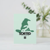 Harry Potter | Ingedeeld bij SLYTHERIN™ Huis Briefkaart (Staand voorkant)