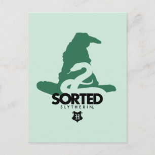 Harry Potter   Ingedeeld bij SLYTHERIN™ Huis Briefkaart