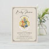 Harry Potter | Invitation Baby Shower Blason de Po (Debout devant)