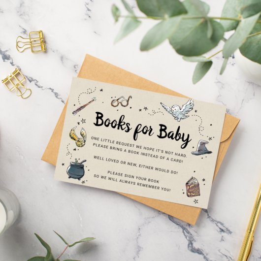Harry Potter - Invitation Livres pour Bébé