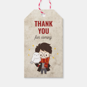 HARRY POTTER™ Karakter Magische Boog Verjaardag Cadeaulabel
