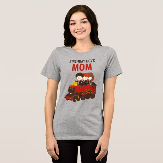 HARRY POTTER™ Karakter Magische Boog Verjaardag Tri-Blend Shirt (Voorkant volledig)