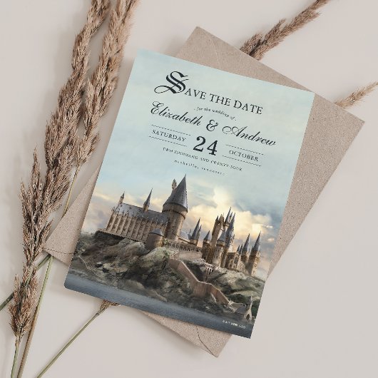 Harry Potter | Kasteel Hogwarts Bewaar de datum Kaart