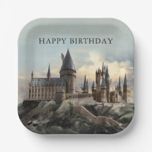 Harry Potter   Kasteel Hogwarts overdag Papieren Bordje