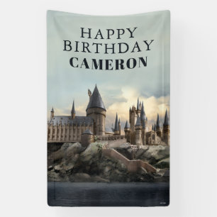 Harry Potter Kasteel Hogwarts overdag Spandoek