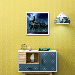Harry Potter Kasteel   Maanverlichte Hogwarts Poster