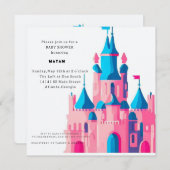 Harry Potter | Kasteel van Hogwarts Baby Shower Kaart (Voorkant / Achterkant)