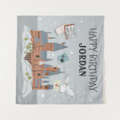 Harry Potter | Kasteel van Hogwarts Gefeliciteerd  Wandkleed (Voorkant (horizontaal))