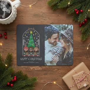 HARRY POTTER™ Kerst Kruissteek Kaart