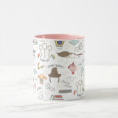 HARRY POTTER™ Klein Magisch Patroon Mok (Midden)