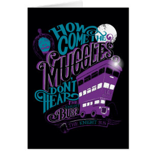 Harry Potter Knight Bus Typografie Grafisch