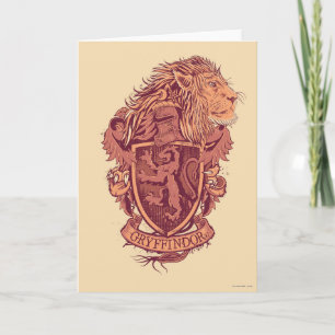 Harry Potter Leeuw Crest van Gryffindor Kaart