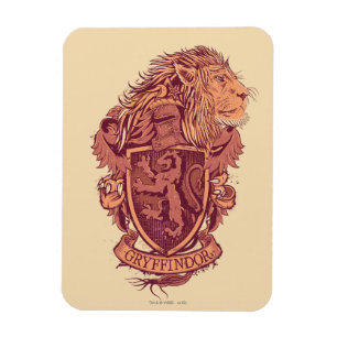 Harry Potter   Leeuw Crest van Gryffindor Magneet