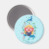 Harry Potter | Luna Lovegood Graphic Magneet (Voorkant / Achterkant)
