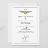 Harry Potter magische Waterverf bruiloft Kaart (Voorkant)