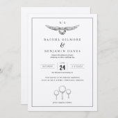 Harry Potter magische Waterverf bruiloft Kaart (Voorkant / Achterkant)