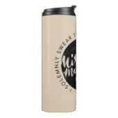 Harry Potter | Marauder's Map Charms Typografie Thermosbeker (Gedraaid links)