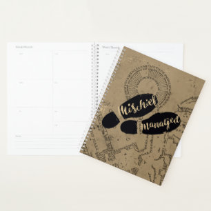 Harry Potter MISCHIEF MANAGED™-kaartvoetafdrukk Planner