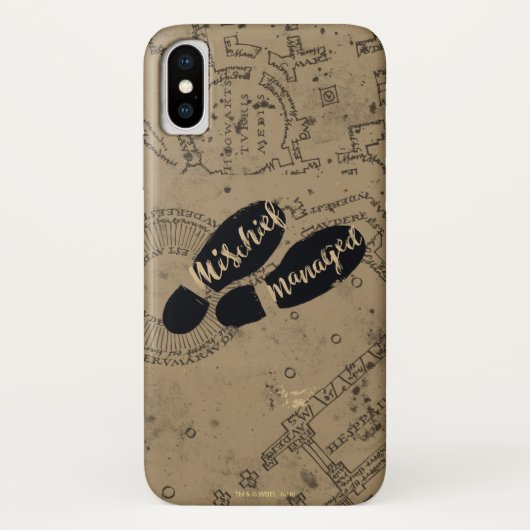 Harry Potter| MISCHIEF MANAGED™-kaartvoetafdrukken Case-Mate iPhone Case (Achterkant)