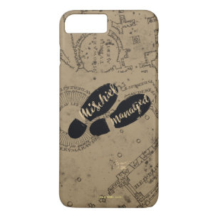 Harry Potter   MISCHIEF MANAGED™ Map Footprint iPhone 8 Plus / 7 Plus Hoesje