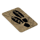 Harry Potter | MISCHIEF MANAGED™ Map Footprint Magneet (Rechterzijde)
