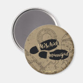 Harry Potter | MISCHIEF MANAGED™ Map Footprint Magneet (Voorkant / Achterkant)