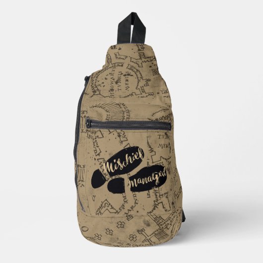 Harry Potter | MISCHIEF MANAGED™ Map Footprint Sling Bag (Voorkant)