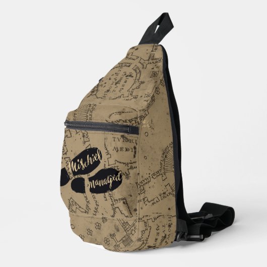 Harry Potter | MISCHIEF MANAGED™ Map Footprint Sling Bag (Rechterhoek)