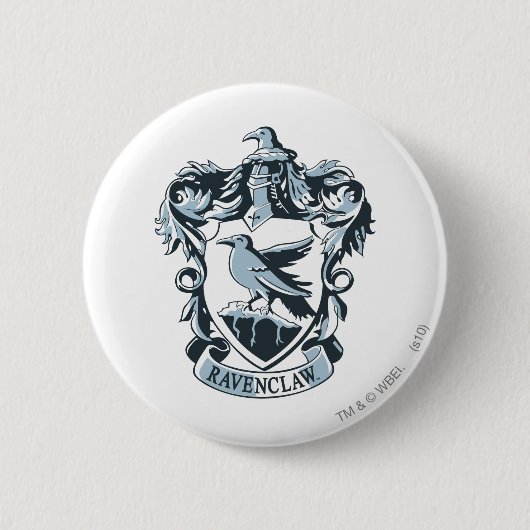 Harry Potter | Modern Ravenclaw Crest Ronde Button 5,7 Cm (Voorkant)