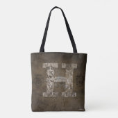 Harry Potter | Monogram hogwarts Draagtas (Achterkant)