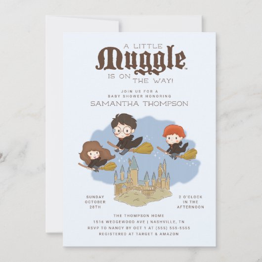 Harry Potter | Muggle Baby shower Kaart (Voorkant)