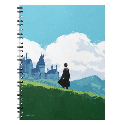 HARRY POTTER™ over het HOGWARTS™ Castle Notitieboek (Voorkant)