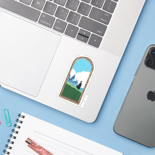 HARRY POTTER™ over het HOGWARTS™ Castle Sticker