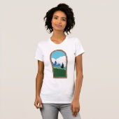 HARRY POTTER™ over het HOGWARTS™ Castle T-shirt (Voorkant volledig)