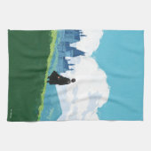 HARRY POTTER™ over het HOGWARTS™ Castle Theedoek (Horizontaal)