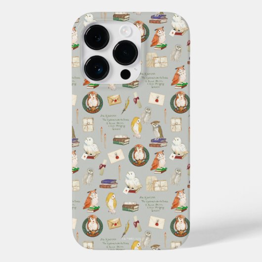 HARRY POTTER™ | Owl Letter Patroon Case-Mate iPhone Case (Achterkant)
