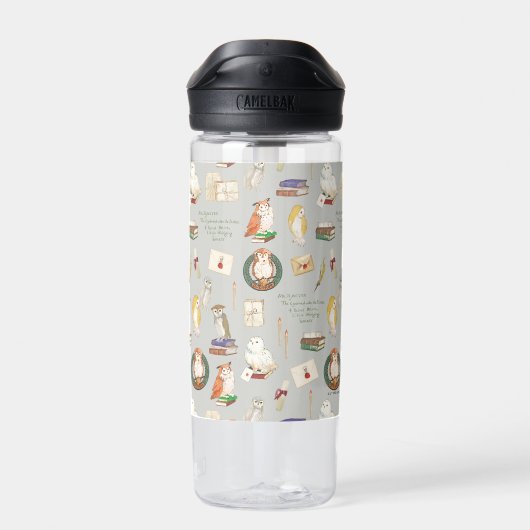 HARRY POTTER™ | Owl Letter Patroon Waterfles (Achterkant)