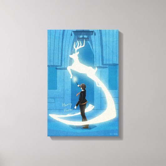 HARRY POTTER™ Patronus Painting Canvas Afdruk (Voorkant)