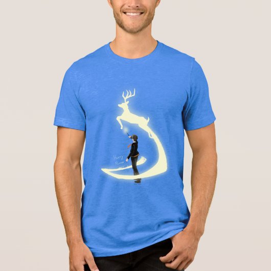HARRY POTTER™ Patronus Schilderen Tri-Blend Shirt (Voorkant)
