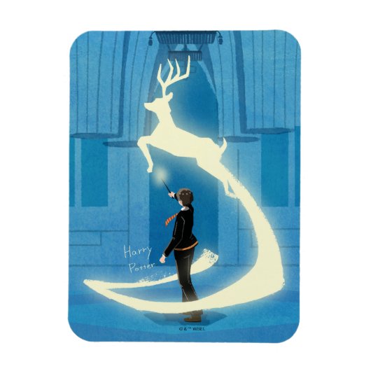 HARRY POTTER™ Patronus Schilderij Magneet (Verticaal)