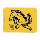 Harry Potter | Pictogram Hufflepuff-badger Magneet (Horizontaal)