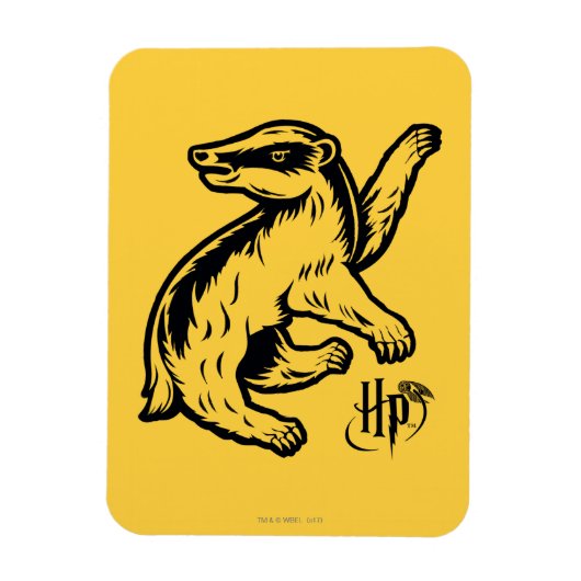 Harry Potter | Pictogram Hufflepuff-badger Magneet (Verticaal)