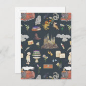 HARRY POTTER™ | Pictogrampatroon Briefkaart (Voorkant / Achterkant)