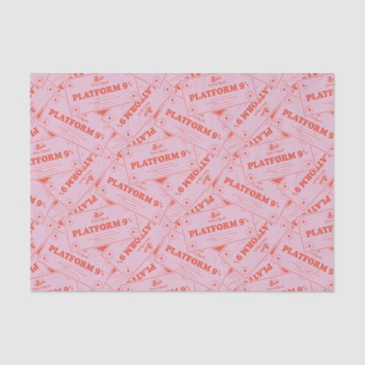 HARRY POTTER™ | Platforn 9 3/4 Tickets Tissuepapier (Voorkant)
